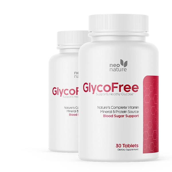 GlycoFree supplement bottles, 30 tablets each, by Neo Nature